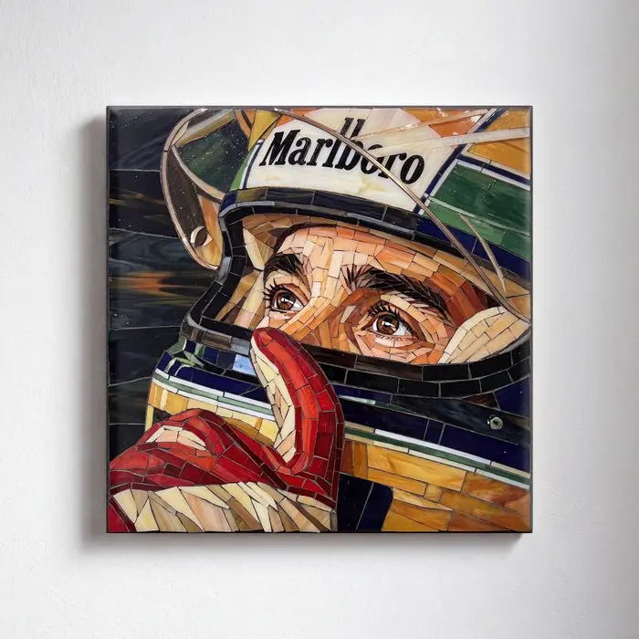Kleury.art - [Ceramic Tile Art] " The Eyes of Senna” by Kleury.art (1/5)