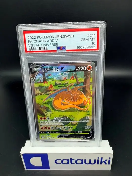Pokémon - 1 Graded card - Charizard V - 211/172 - PSA 10...