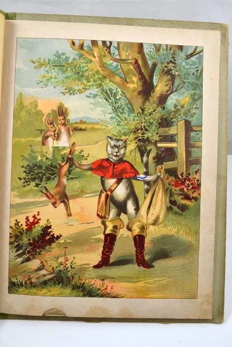 Charles Perrault - Capendu - Le Chat Botté. [Livre à sytème fonctionnel] - 1890