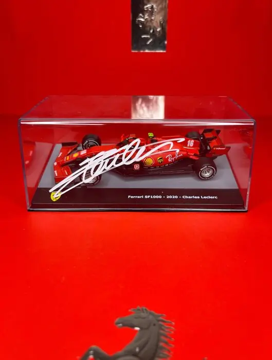 Ferrari - SF1000 - Charles Leclerc Autographed - 2020 - Scale 1:43 model car