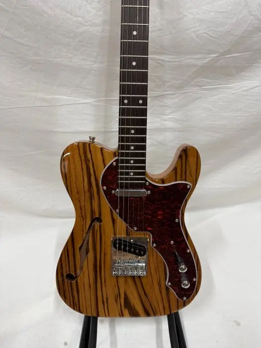 Lintage Guitars - TLTY-05-NT THinline (Zebra Maple Top) - - Electric guitar