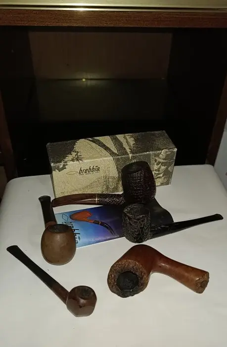 Brebbia - No reserve price - Pipe - Briar, Plastic - (6)