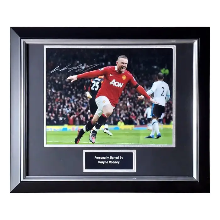 Manchester United - Premier League - Wayne Rooney - Premium Frame - Photograph