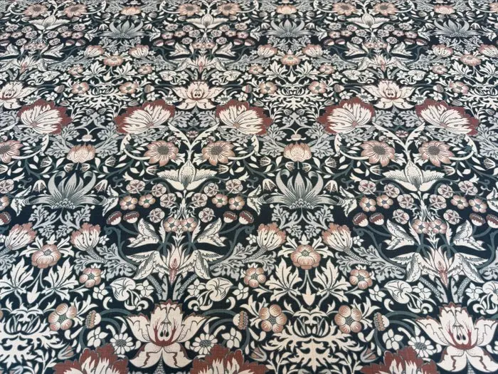 GCFabrics – Cotton Upholstery Fabric with Ornamental...