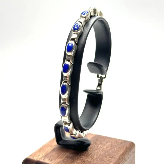 No reserve price - Bracelet Silver Lapis lazuli