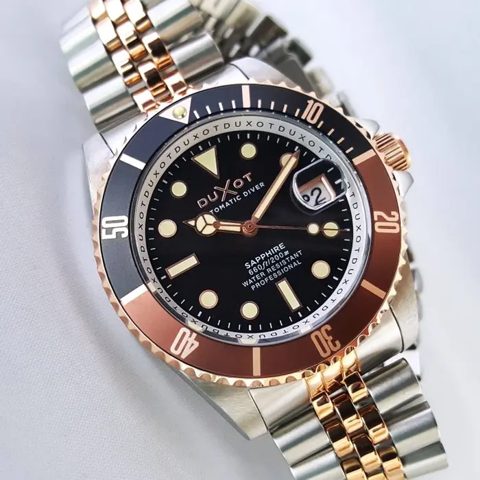 Duxot - Automatic - 24 Jewels - Gold - Sapphire - Diver - Men - 2026