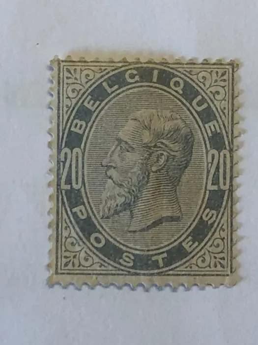 Belgium 1883 - Effigy of His Majesty King Leopold II - OBP/COB 39