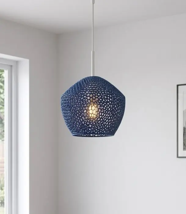 LL "Corail XL" BLUE - Nachhaltiges Material - Hanging lamp - ceiling lamp