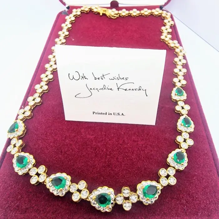 Camrose & Kross - Gold-plated - Necklace - Jacky Kennedy, box/papers