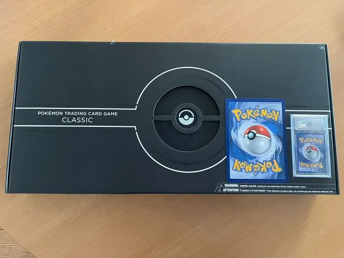 Pokémon Box - Empty Pokémon Classic Game + random graded...