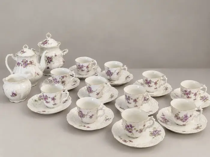 Limoges - Coffee set (26) - Porcelain