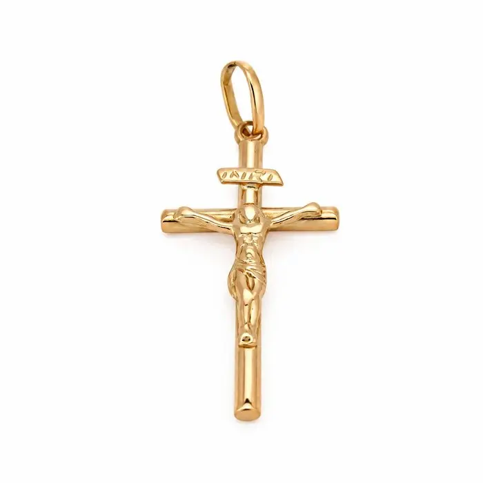 Pendant - 18 kt. Yellow gold - Made in Italy - Handmade