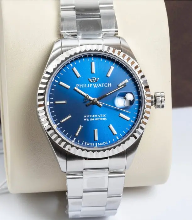 Philip Watch - Caribe Urban - Automatic - Blue - Date...