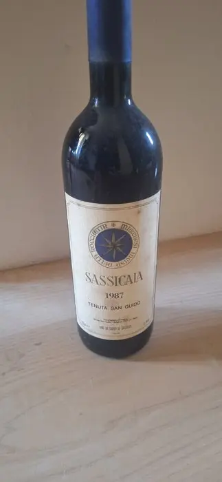 1987 Tenuta San Guido, Sassicaia - Bolgheri - 1 Bottle (0.75L)
