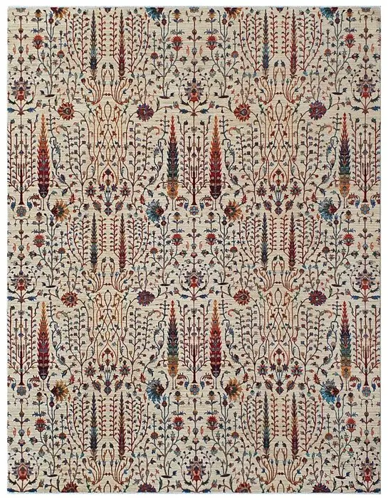 Hand-knotted designer rug – Very fine – Tree of Life...