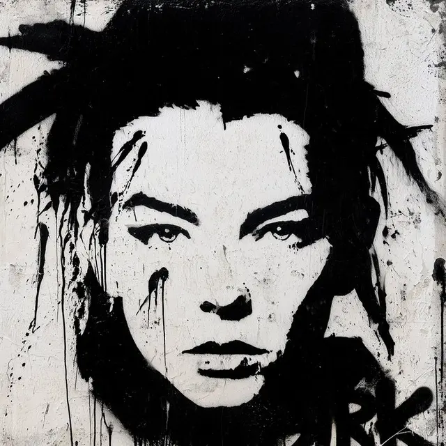 David Law (1967) - Bjork II (Stencil)