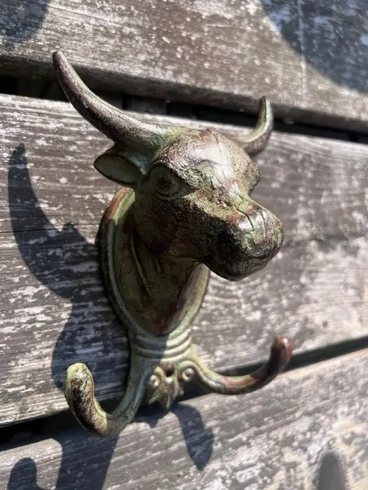 Decorative ornament - Europe - cast iron bull head