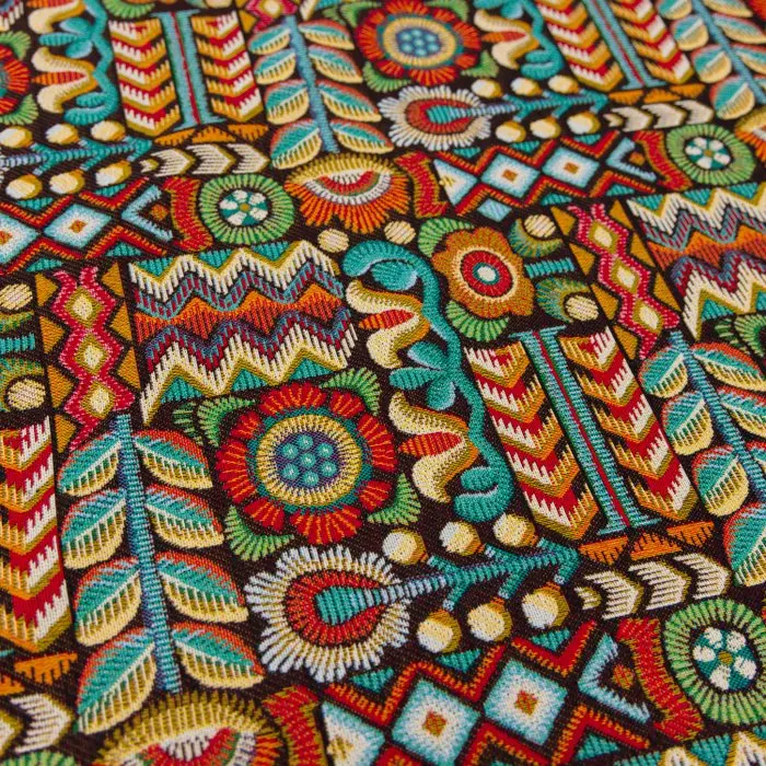 BA274 - Gobelin fabric “Ethnic Totem” – Multicolored...