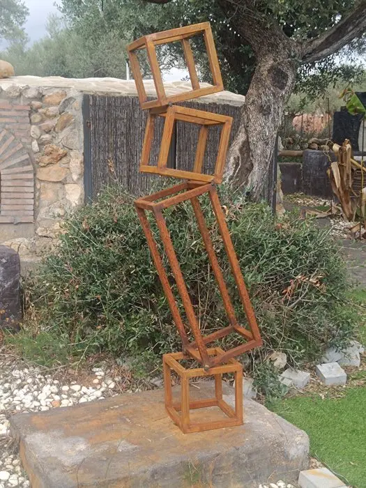 Ana Lucia B.M - Sculpture Corten - XXL - NO Reserve