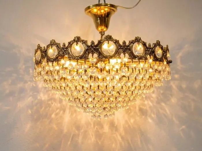 Hanging lamp - Spectacular Empire-style...