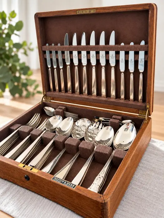 Mappin&Webb - Sheffield England - Cutlery set for 6 (56)...