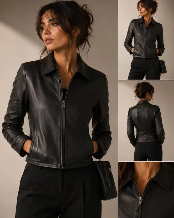 SONOMA JEAN COMPANY - Giacca di pelle