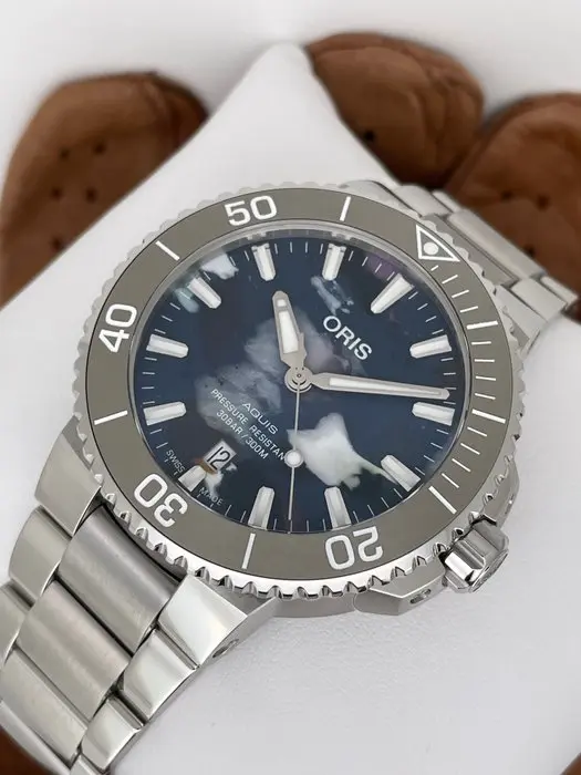 Oris - Aquis Date Upcycle Automatic - 01 733 7766 4150-Set - Men - 2020-2025