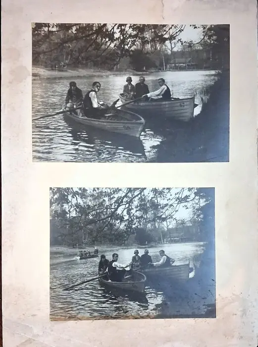 Anonyme - Diptyque Photo Ancien Belle Époque (c