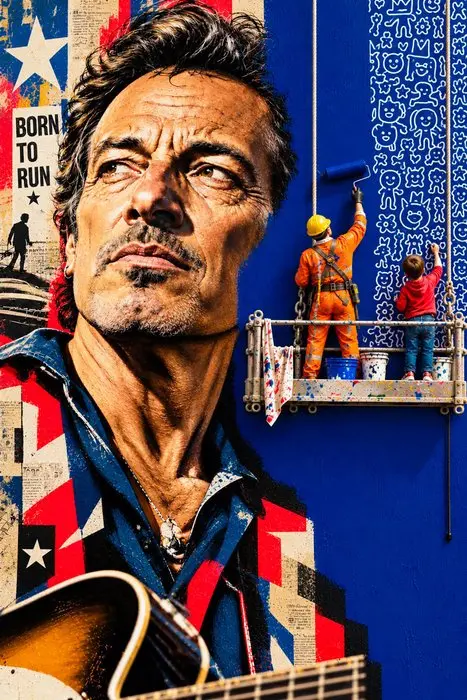 Jacon Art - Bruce Springsteen - Work in progress... on Art - 1/7