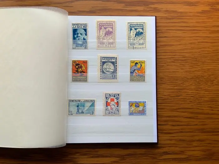 Spain 1936/1939 - Collection of stamps from the Spanish...