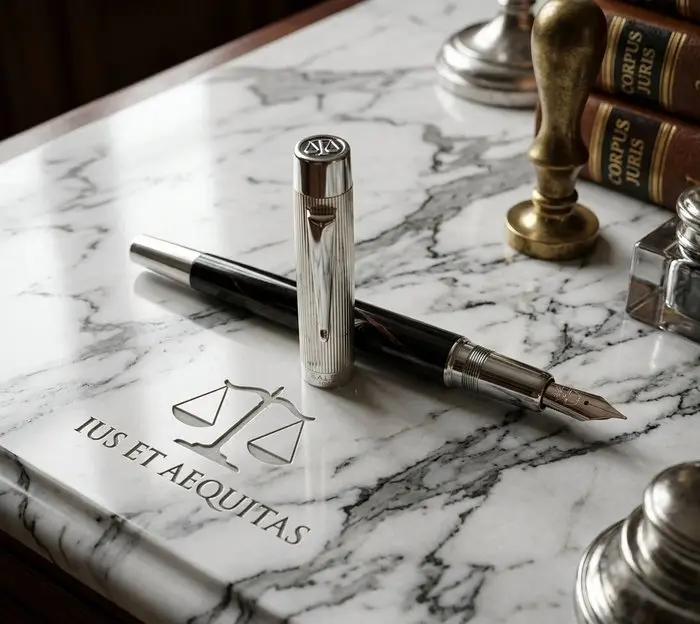 Lalex 1938 - La Legge- tappo in argento massiccio 925 - Fountain pen