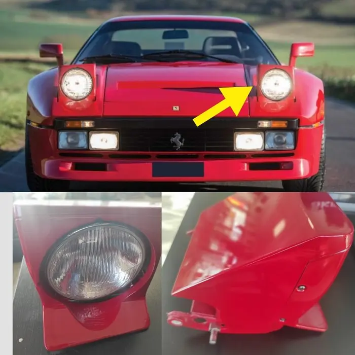 Ferrari 288 GTO, 328, 208 Turbo 308 Pop Up Light Unit Left side - Ferrari - 288 GTO / 308 / 328 / 208 Turbo