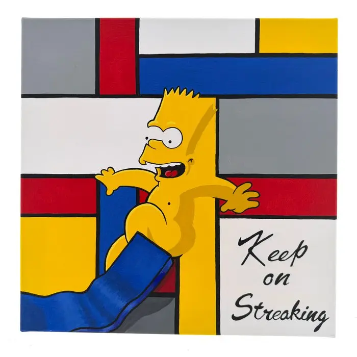 PAAPI (1986) - Bart Simpson - Keep on Streaking x Mondriaan