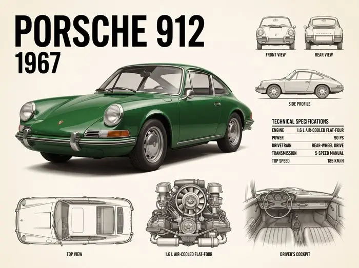 Shmidt.Art - Porsche - Porsche 912 1967 - 1960s