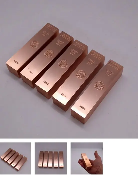 5 kilograms - Copper .999 - Fonderie Heracles - France...