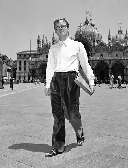 Camerapohoto Epoche/Vittorio Pavan - 74-Truman Capote, Venezia 1951
