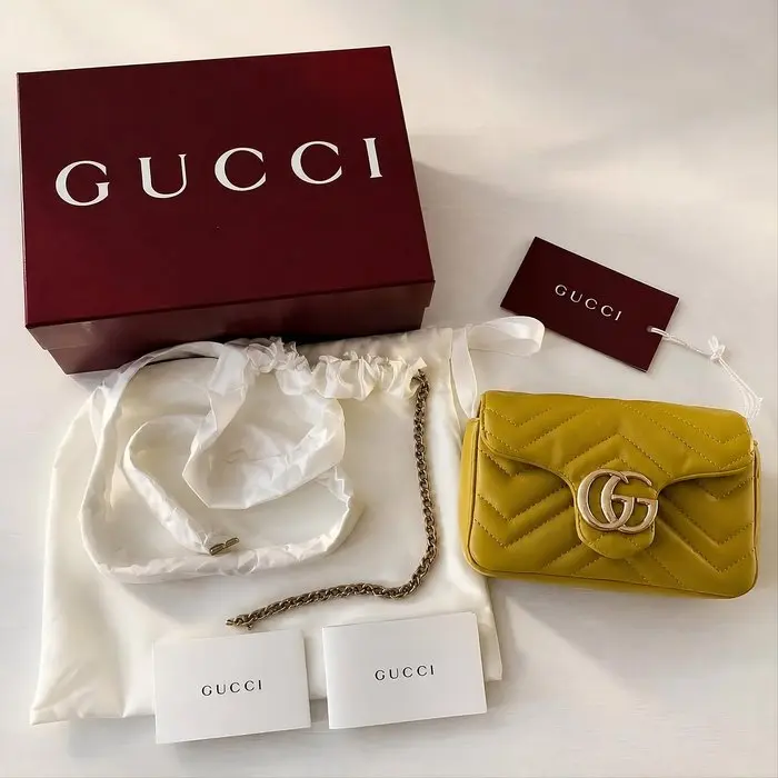 Gucci - Gucci - Borsa Gucci GG Marmont Matelassé Mini...