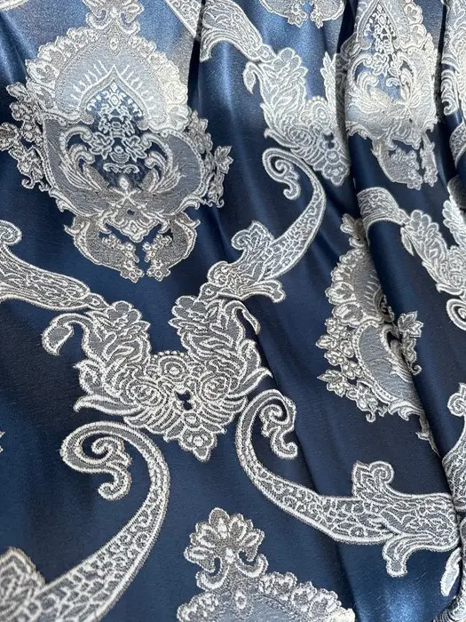 san leucio - San Leucio - Royal blue - Textile - 250 cm - 280 cm