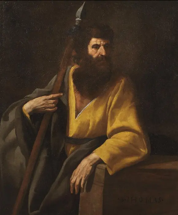 Scuola di Jusepe de Ribera (XVII) - San Tommaso