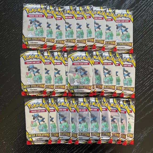 20 Booster pack MEGA EVOLUTION FUN PACK - FACTORY SEALED - UNWEIGHED