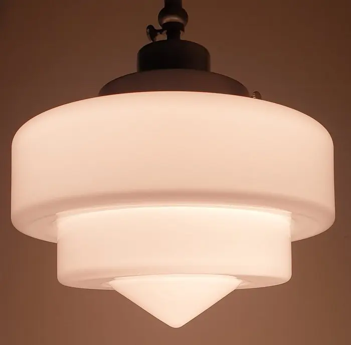 GISO (Gispen) - Lamp - Opaline glass, Nickel