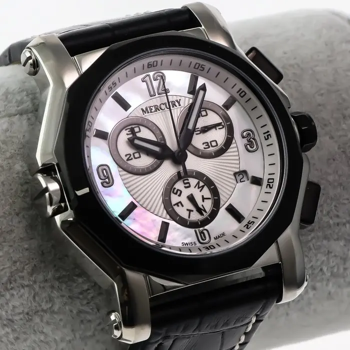 Mercury - Swiss Made Chronograph Watch - ME1075-SBL-7...