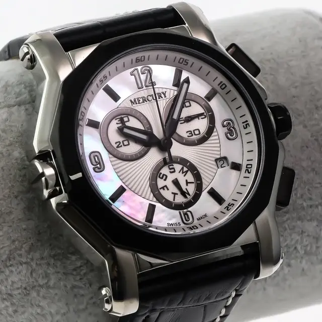 Mercury - Swiss Made Chronograph Watch - ME1075-SBL-7...