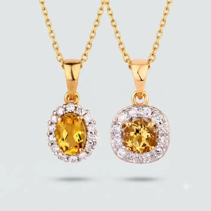 2 piece jewellery set - 14 kt