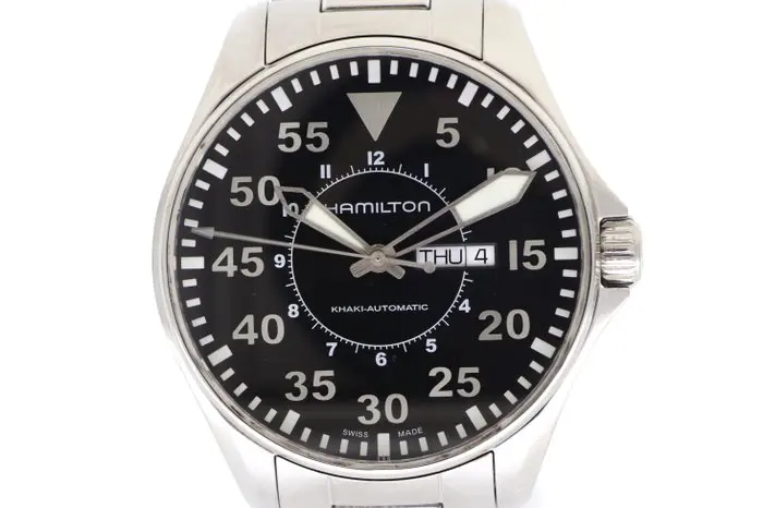 Hamilton - Hamilton Khaki Aviation Pilot Day Date Auto...