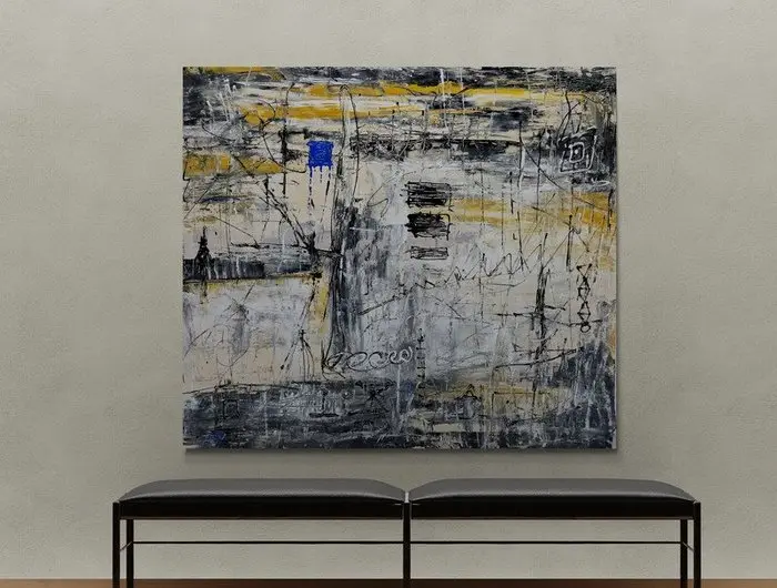 Jovan Srijemac (1962) - Abstraction for realists who love blue - XXL