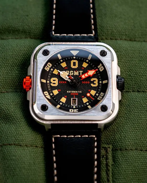 RGMT - Automatic - Sapphire - Square - Leather - NEW - Men - 2026