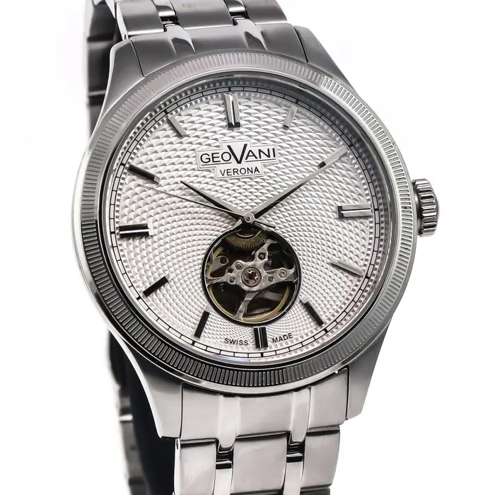 GEOVANI - Verona Open-Heart Swiss Automatic Watch...