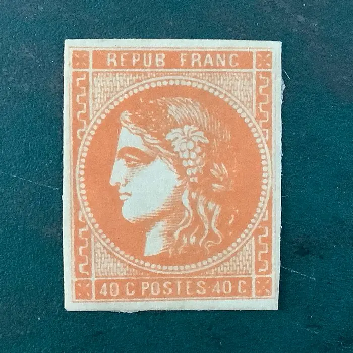 France 1870 - 40 cent Bordeaux - MH - Yvert 48