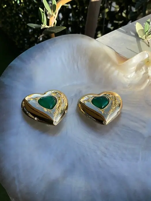 No reserve price - Givenchy - Earrings - Capri Gold-plated - Pierre